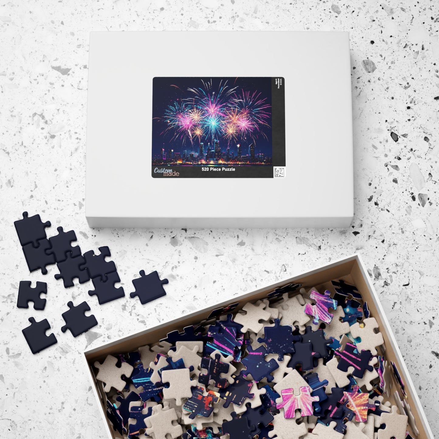 City Skyline Fireworks Puzzle | 110-1014 Piece Jigsaw