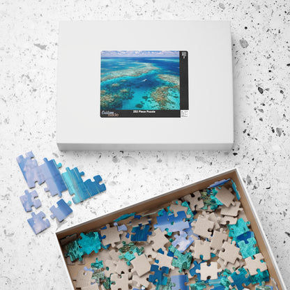Aerial Great Barrier Reef Ocean Photo Puzzle