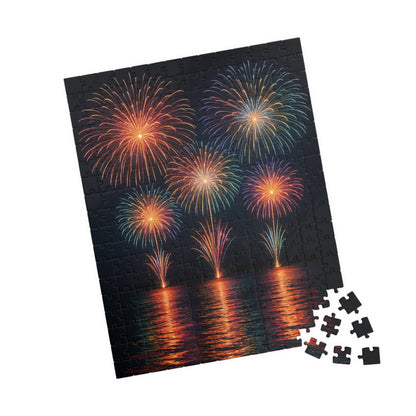 Fireworks over Water Puzzle | 520 Piece Jigsaw