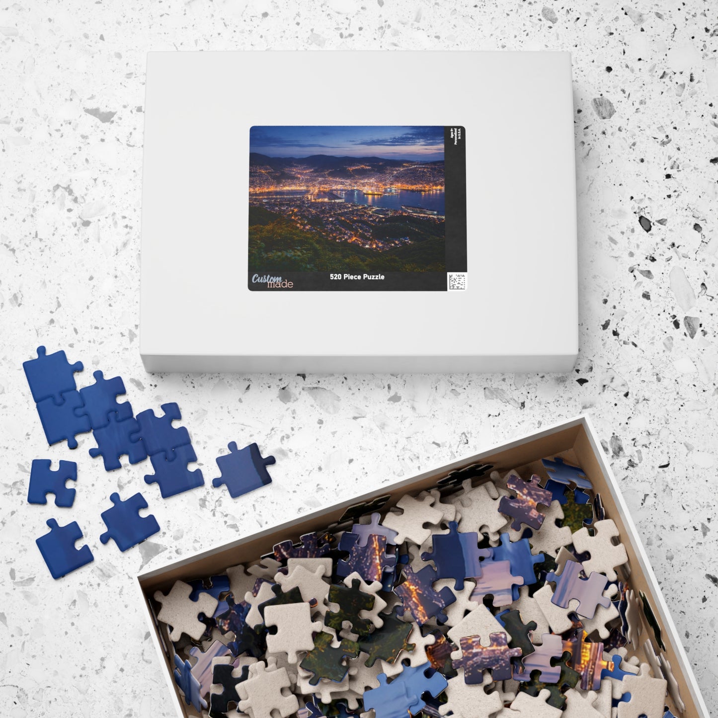 Nagasaki Night View Puzzle | Panoramic Harbor Lights Cityscape Jigsaw