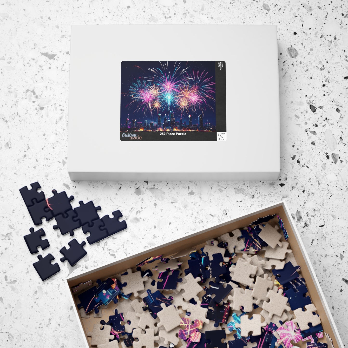 City Skyline Fireworks Puzzle | 110-1014 Piece Jigsaw