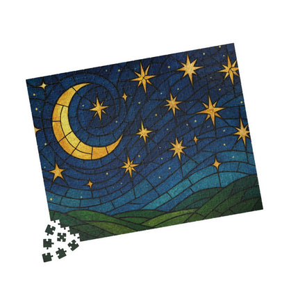 Crescent Moon and Stars Puzzle 252/520/1014-piece