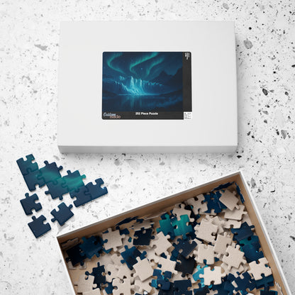 Northern Lights Iceberg Puzzle | Scenic Aurora Jigsaw