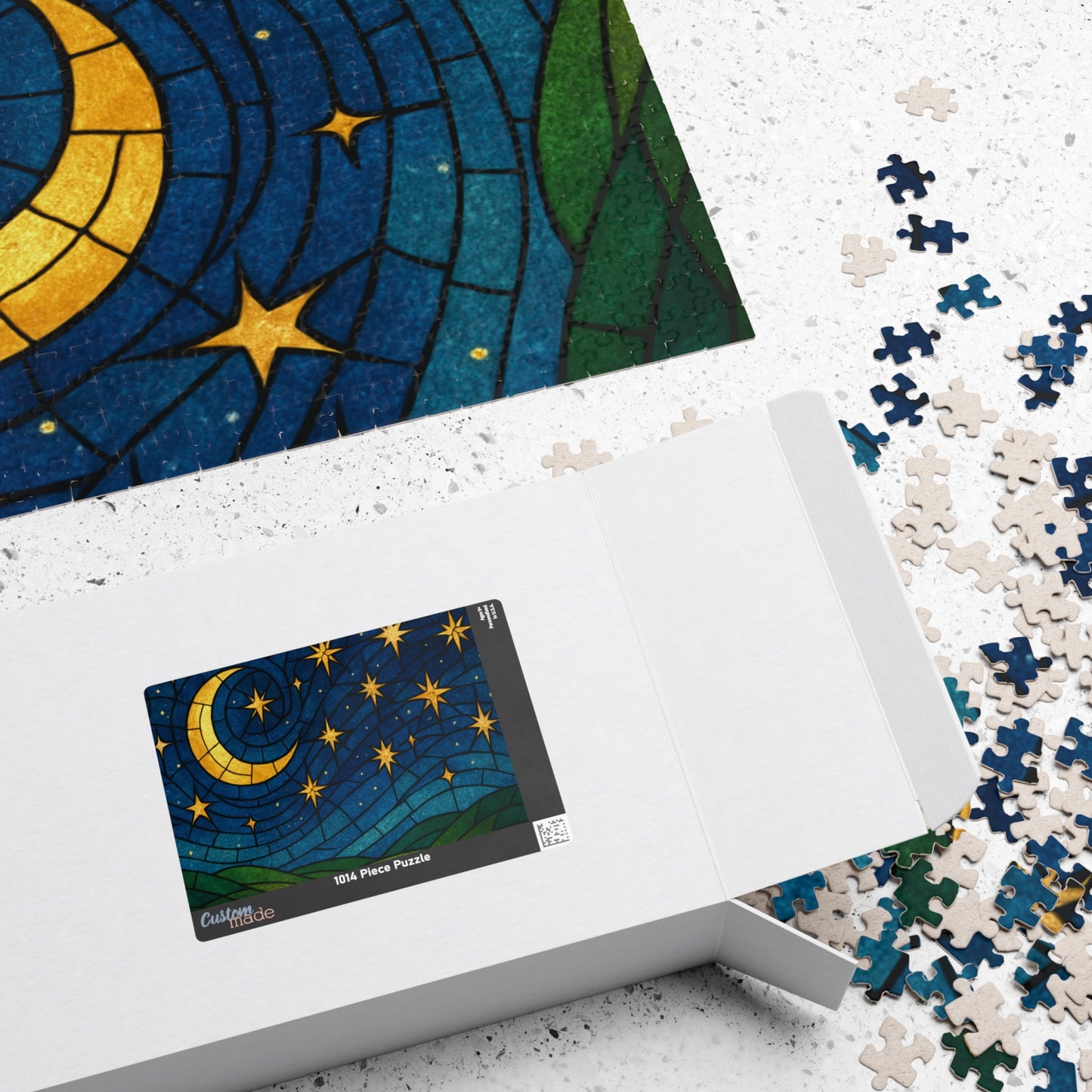 Crescent Moon and Stars Puzzle 252/520/1014-piece