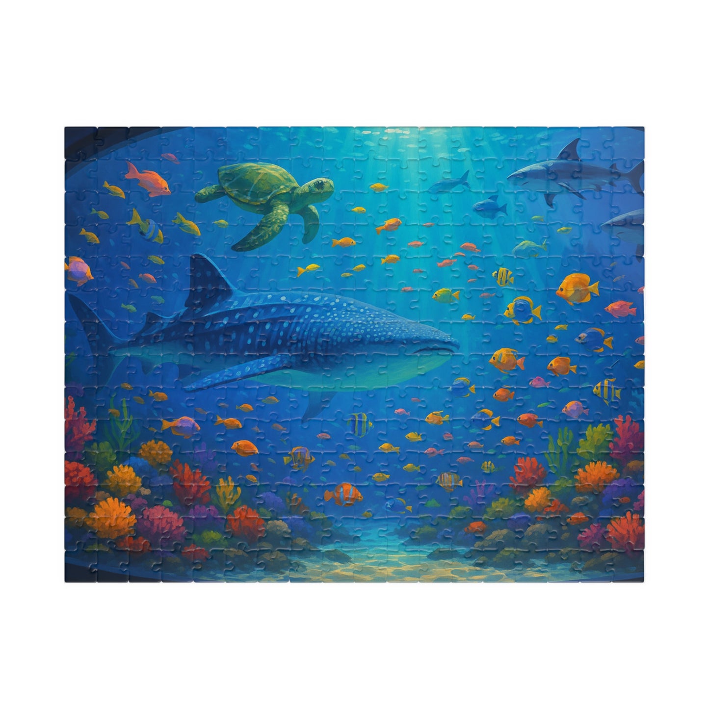 Underwater Ocean Scene Puzzle 500/1000 Piece | Marine Life Jigsaw