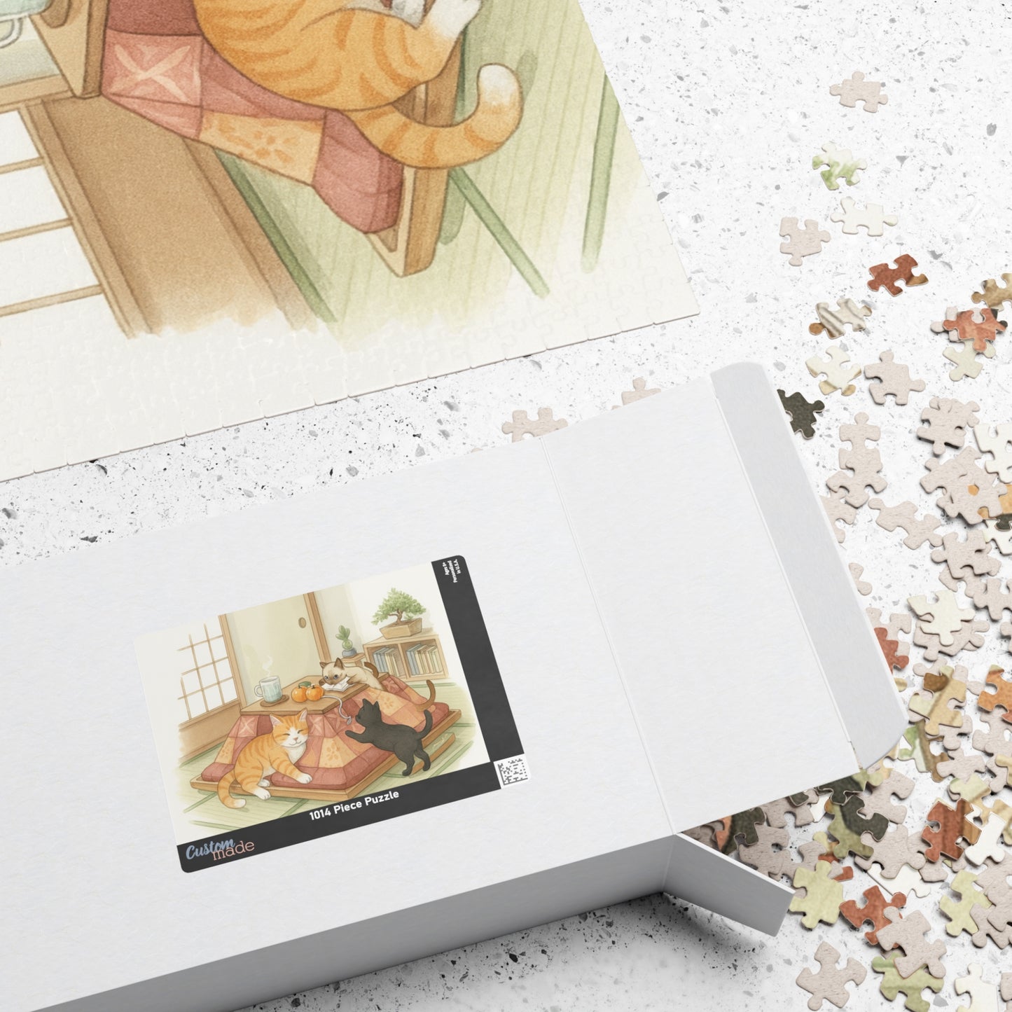 Cozy Kotatsu Cats Puzzle 520-Piece