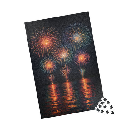 Fireworks over Water Puzzle | 520 Piece Jigsaw