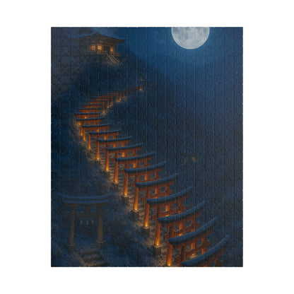 Moonlit Path to the Mountain Shrine Puzzle 520-piece | Jigsaw