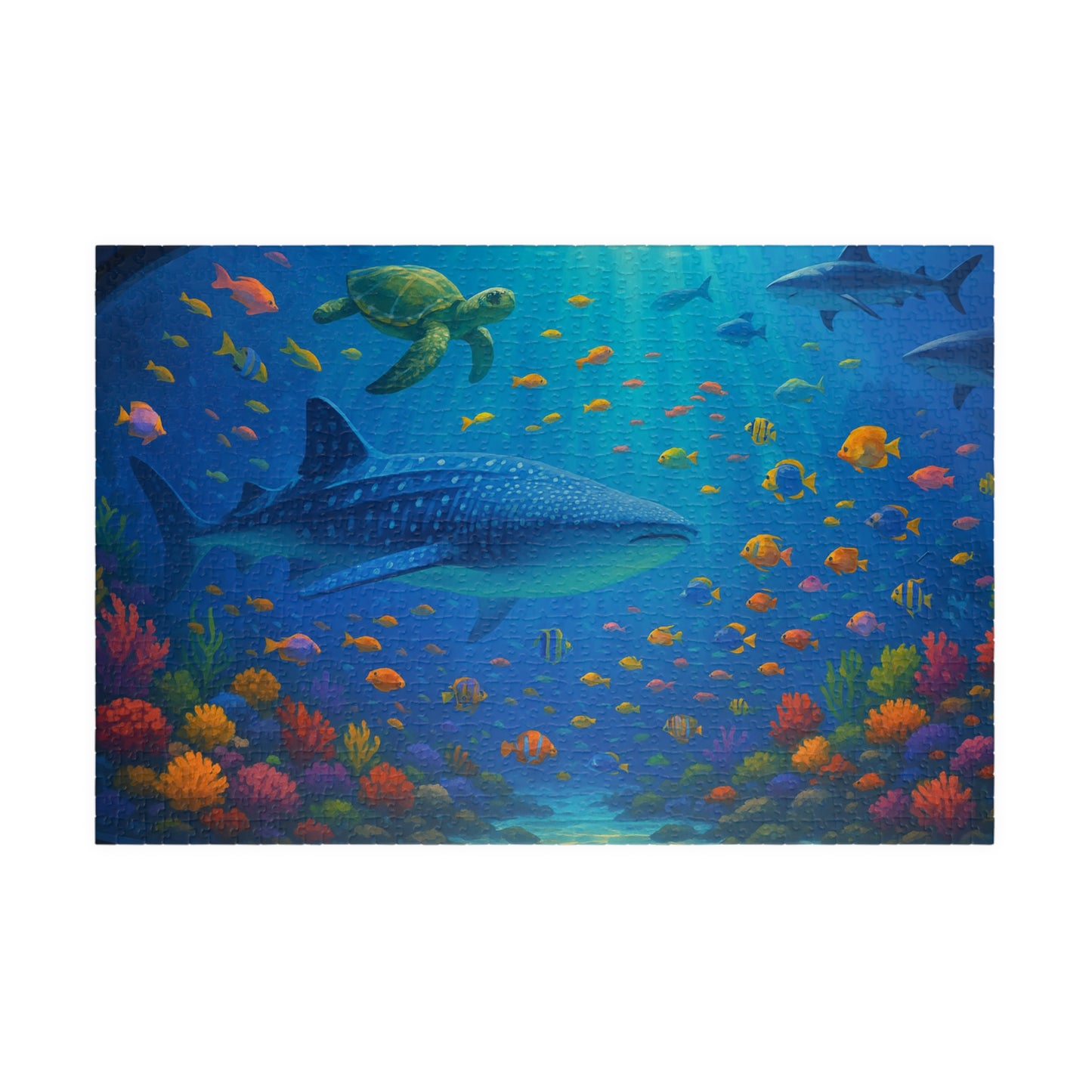 Underwater Ocean Scene Puzzle 500/1000 Piece | Marine Life Jigsaw
