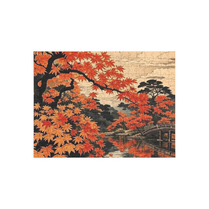 Autumn Maple Bridge Puzzle