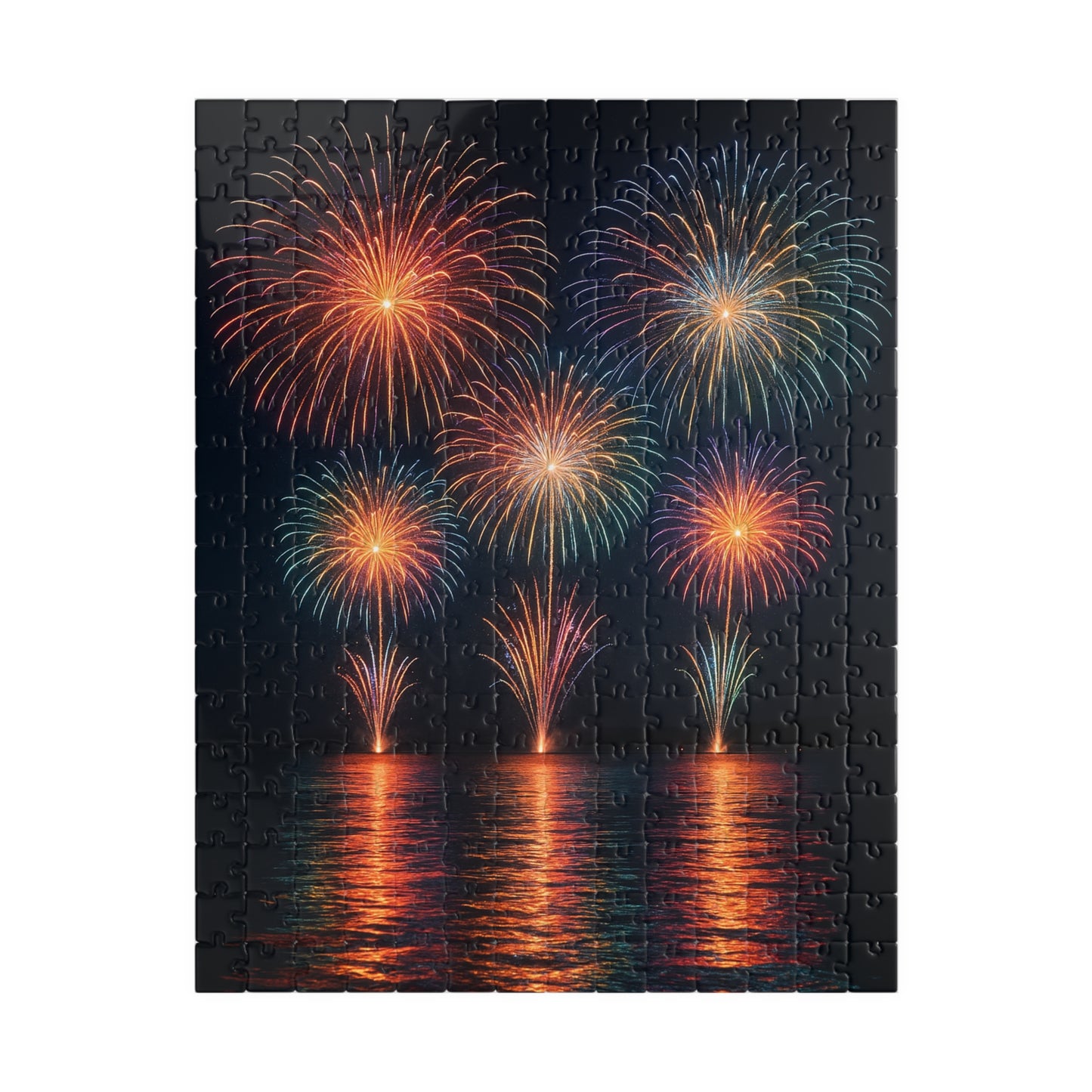 Fireworks over Water Puzzle | 520 Piece Jigsaw