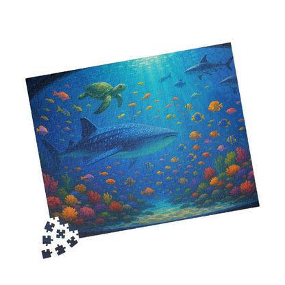 Underwater Ocean Scene Puzzle 500/1000 Piece | Marine Life Jigsaw