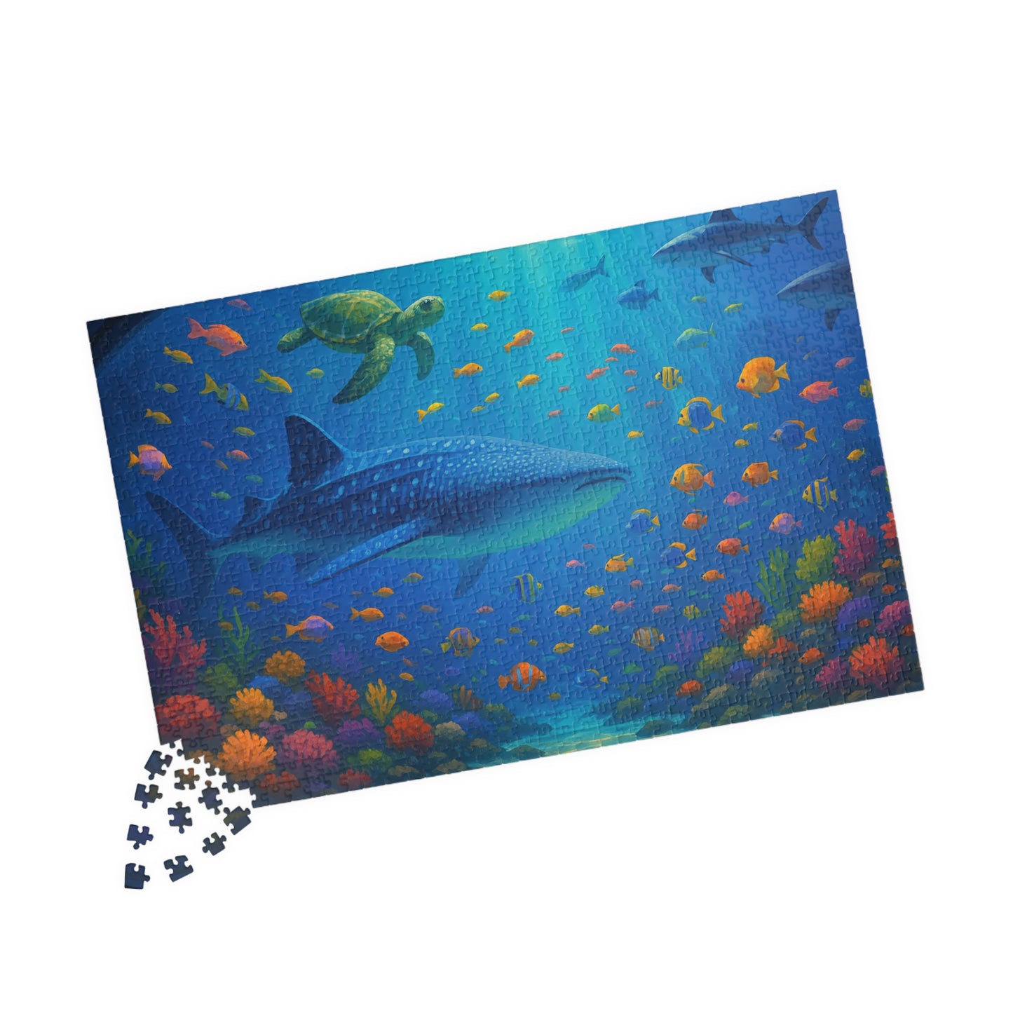 Underwater Ocean Scene Puzzle 500/1000 Piece | Marine Life Jigsaw
