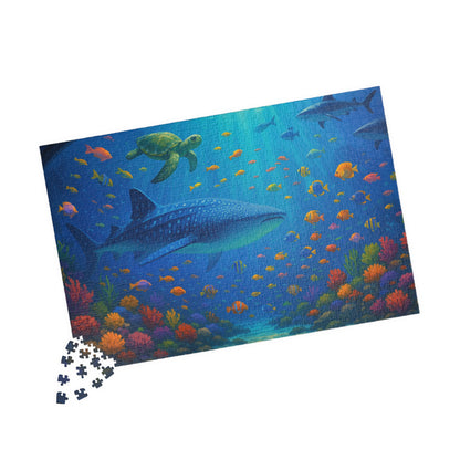 Underwater Ocean Scene Puzzle 500/1000 Piece | Marine Life Jigsaw