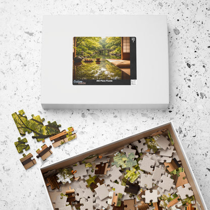 Japanese Garden Tea Room Puzzle | Scenic Landscape Jigsaw 520-1014 pcs