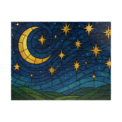 Crescent Moon and Stars Puzzle 252/520/1014-piece