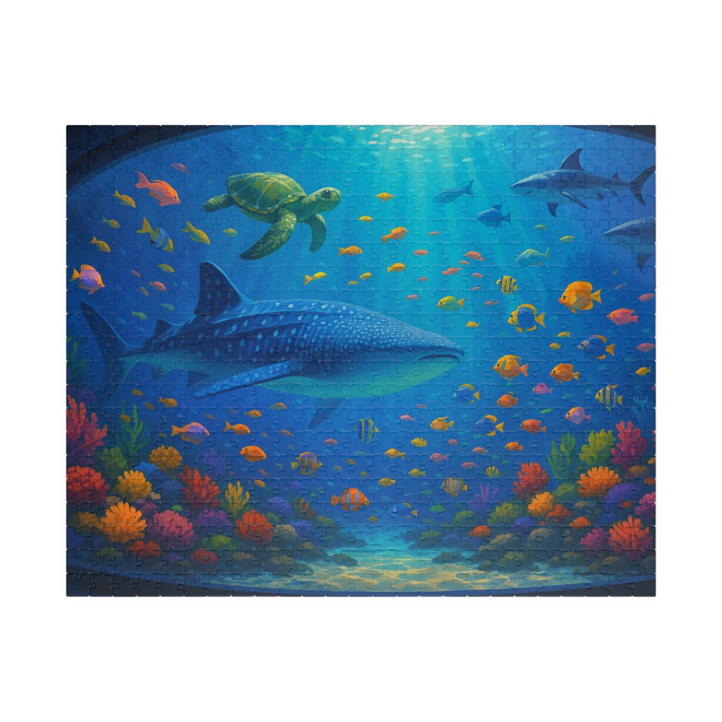 Underwater Ocean Scene Puzzle 500/1000 Piece | Marine Life Jigsaw