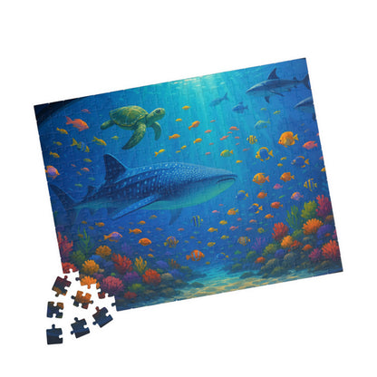 Underwater Ocean Scene Puzzle 500/1000 Piece | Marine Life Jigsaw