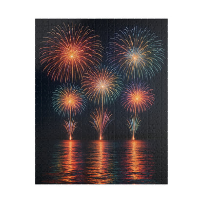 Fireworks over Water Puzzle | 520 Piece Jigsaw