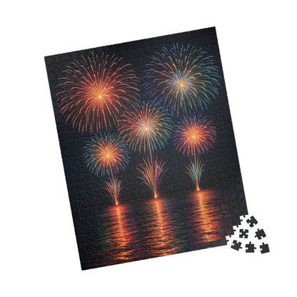 Fireworks over Water Puzzle | 520 Piece Jigsaw