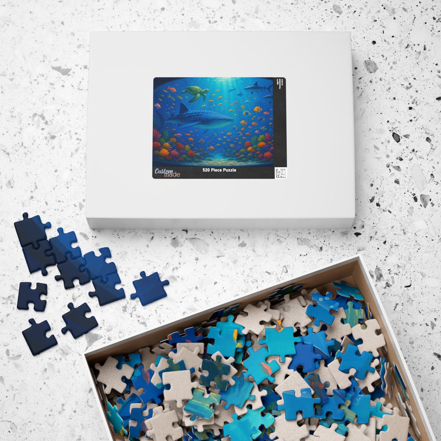 Underwater Ocean Scene Puzzle 500/1000 Piece | Marine Life Jigsaw